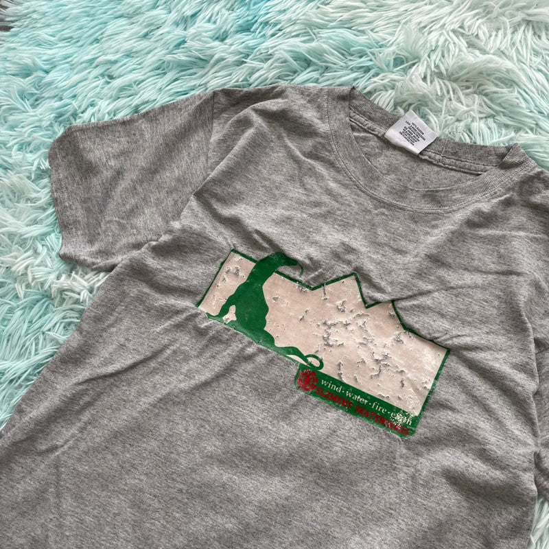 Vintage Grey Element Graphic T Shirt - Large