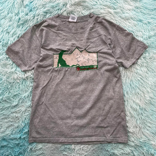Vintage Grey Element Graphic T Shirt - Large