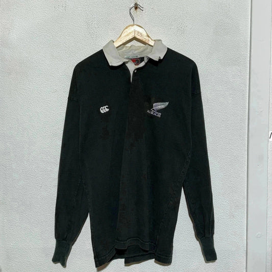 Vintage 90s New Zealand Rugby Shirt Canterbury - XL