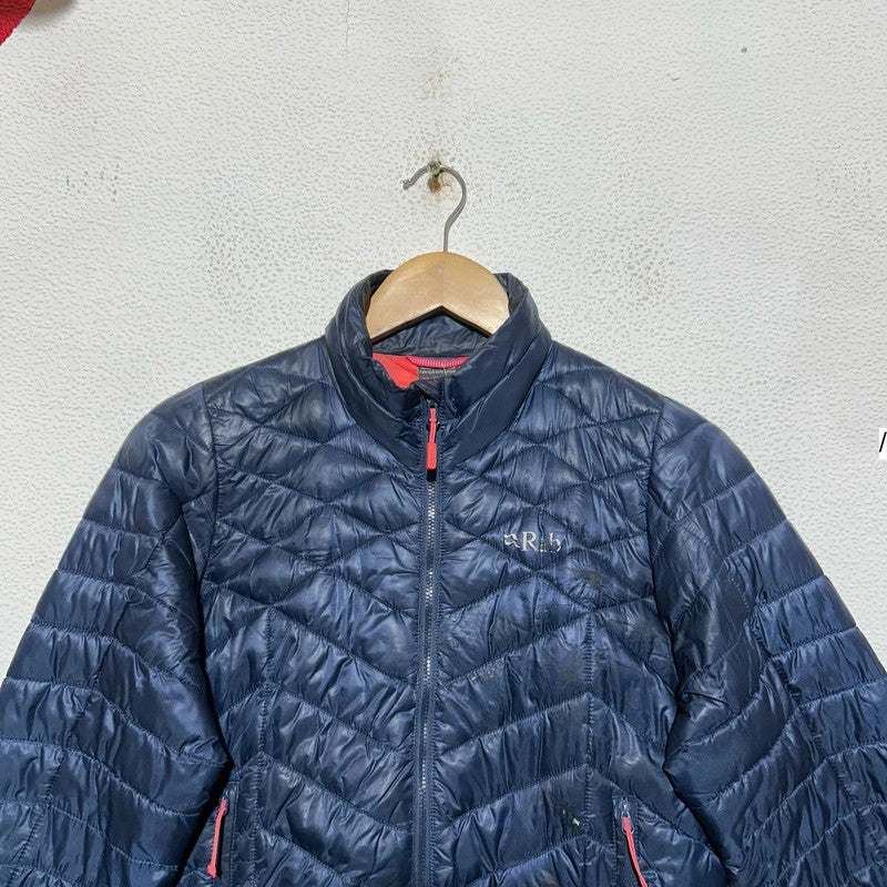 Navy Rab Puffer Jacket - Size 10