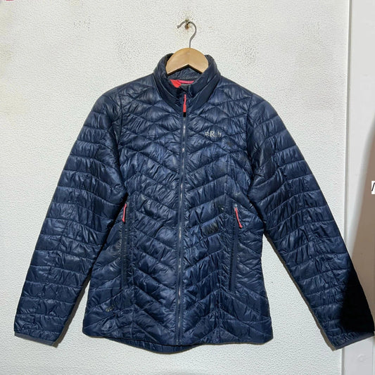 Navy Rab Puffer Jacket - Size 10