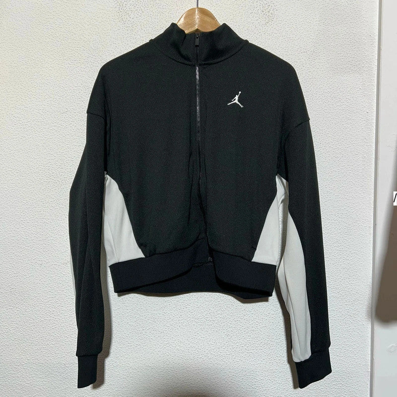 Black & White Jordan Full Zip Tracksuit Hoodie - Medium