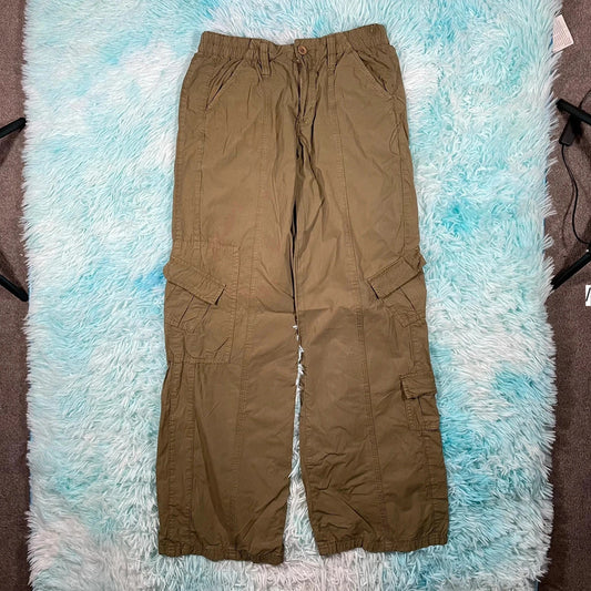 Khaki BDG Y2K Cargo Pants Baggy Urban Outfitters - Small