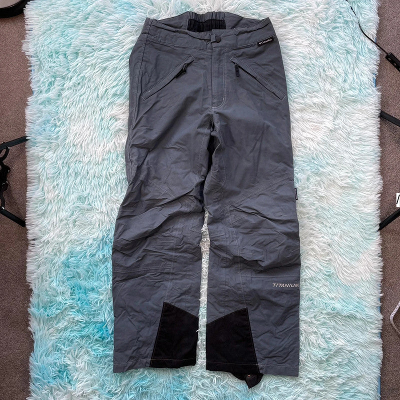 Grey Columbia Waterproof Omni-tech Trousers - Medium