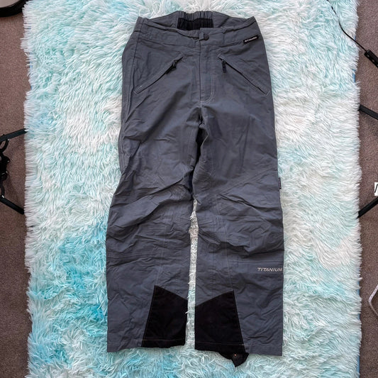 Grey Columbia Waterproof Omni-tech Trousers - Medium