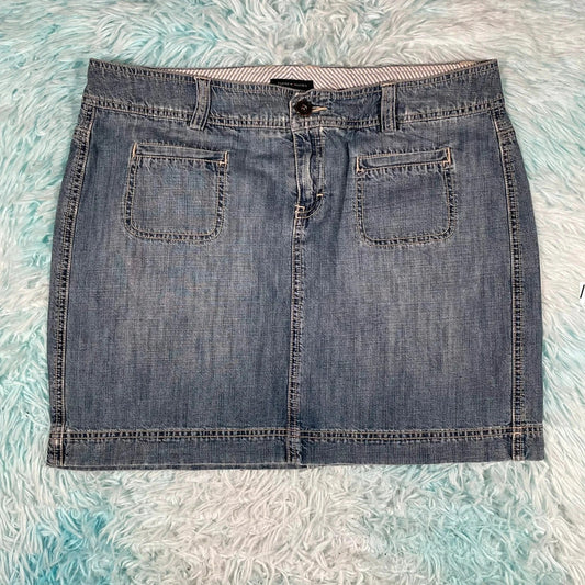 Vintage 00s Y2K Blue Tommy Hilfiger Mini Skirt - Size 12