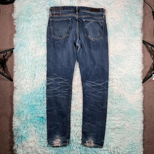 Blue Kuro Denim Jeans Japanese - 34W 32L
