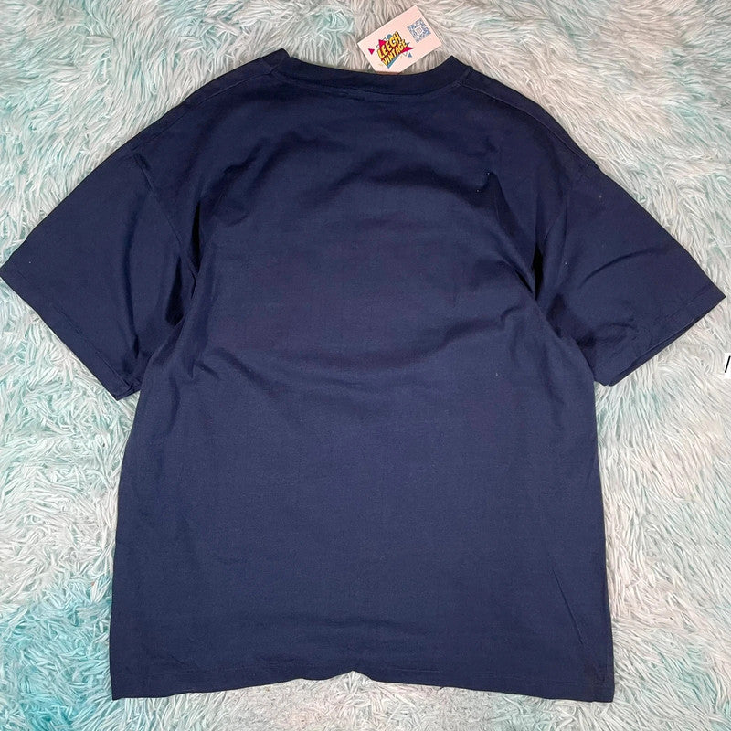 Vintage 90s Navy Pierce Turner Now is Heaven Band T Shirt - XL