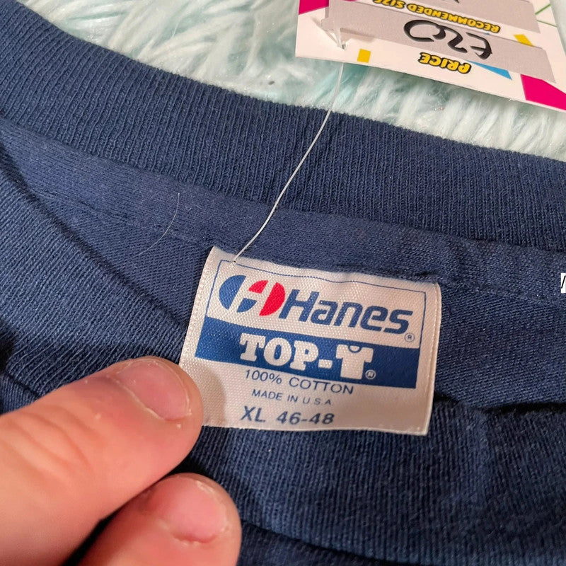 Vintage 90s Navy Pierce Turner Now is Heaven Band T Shirt - XL