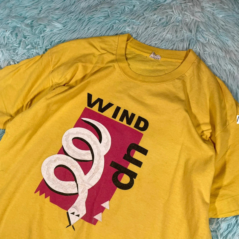 Vintage 90s Yellow Sugar Puff Promo T Shirt - Large