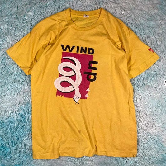 Vintage 90s Yellow Sugar Puff Promo T Shirt - Large
