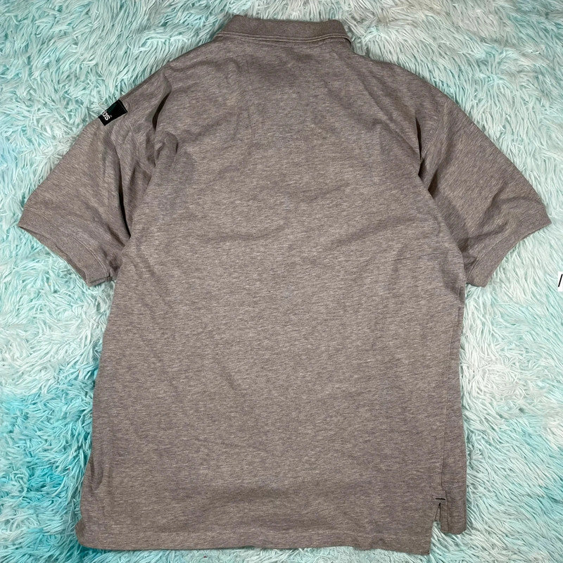 Vintage 90s Grey Adidas Equipment Polo Shirt - Large