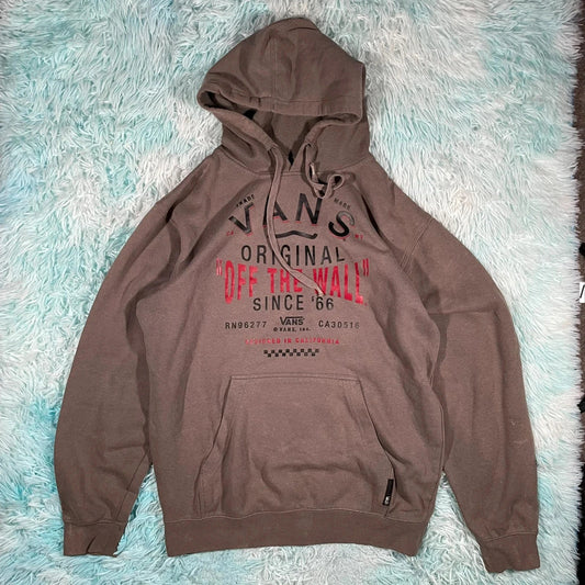 Brown Vans Hoodie - Medium