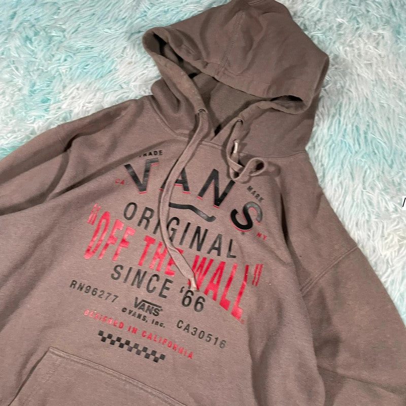 Brown Vans Hoodie - Medium