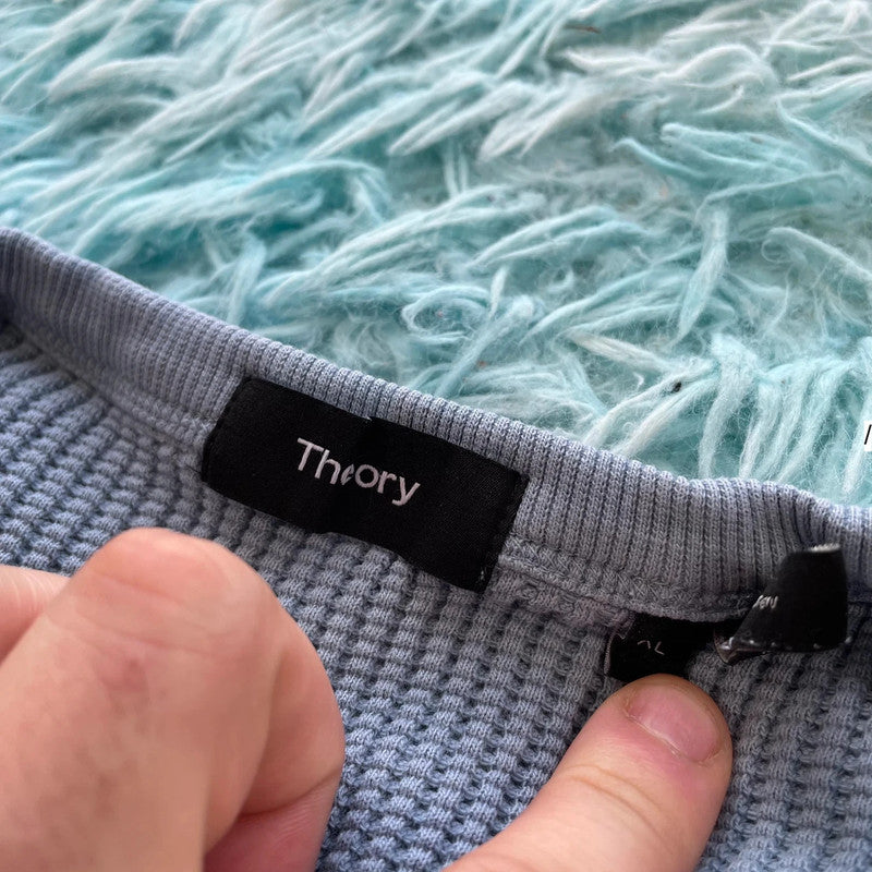 Baby Blue Theory Waffle Knit Jumper Mattis - XL