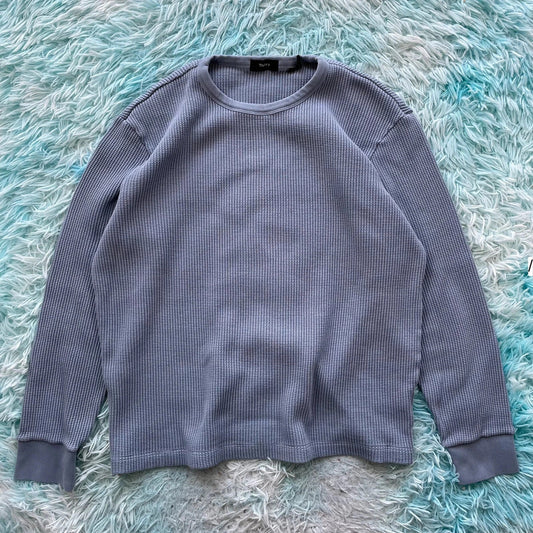 Baby Blue Theory Waffle Knit Jumper Mattis - XL