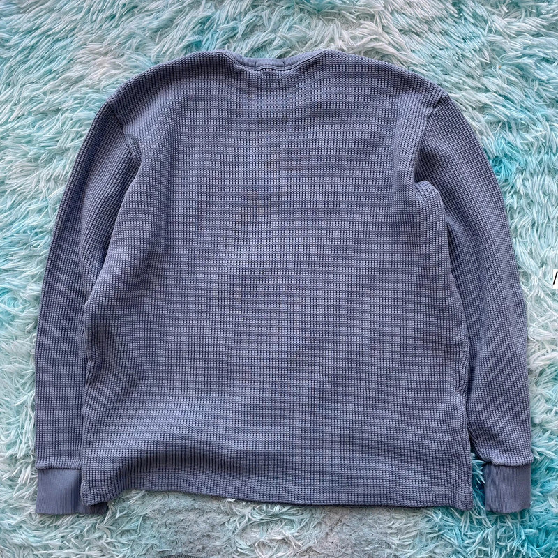 Baby Blue Theory Waffle Knit Jumper Mattis - XL