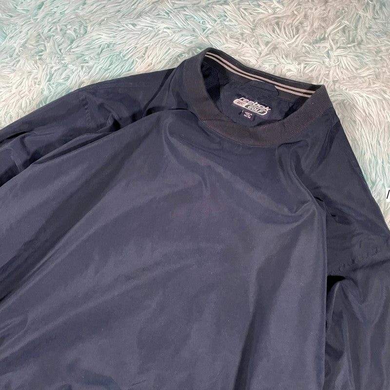 Vintage Navy Reebok Windbreaker Pullover - Medium