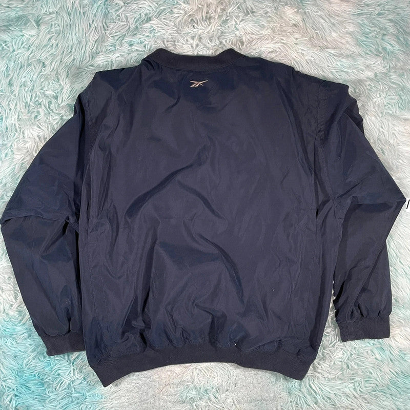 Vintage Navy Reebok Windbreaker Pullover - Medium