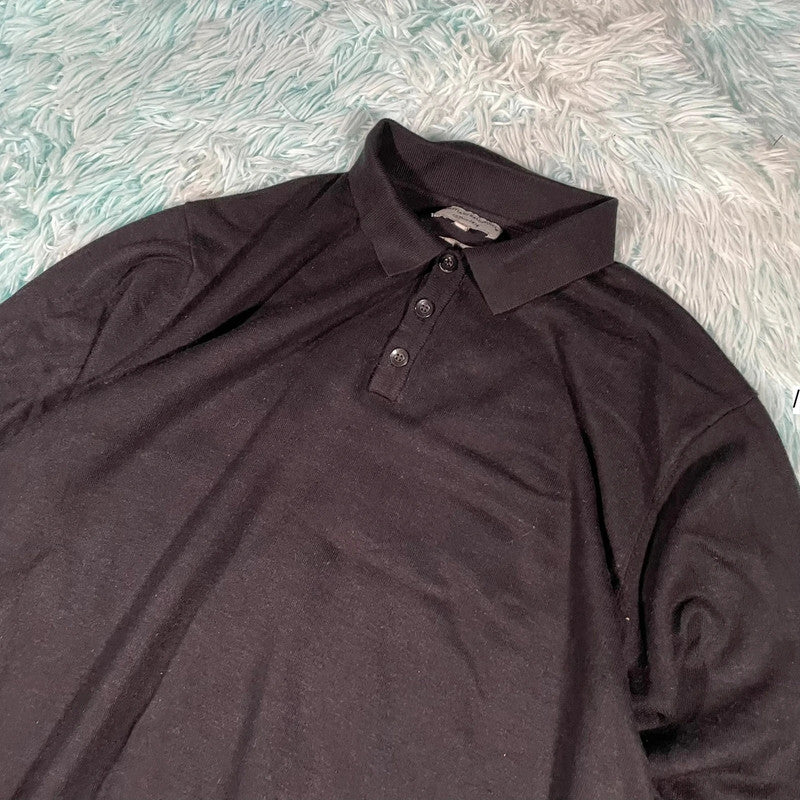 Black Christiano Baldinucci Collared Jumper - Large