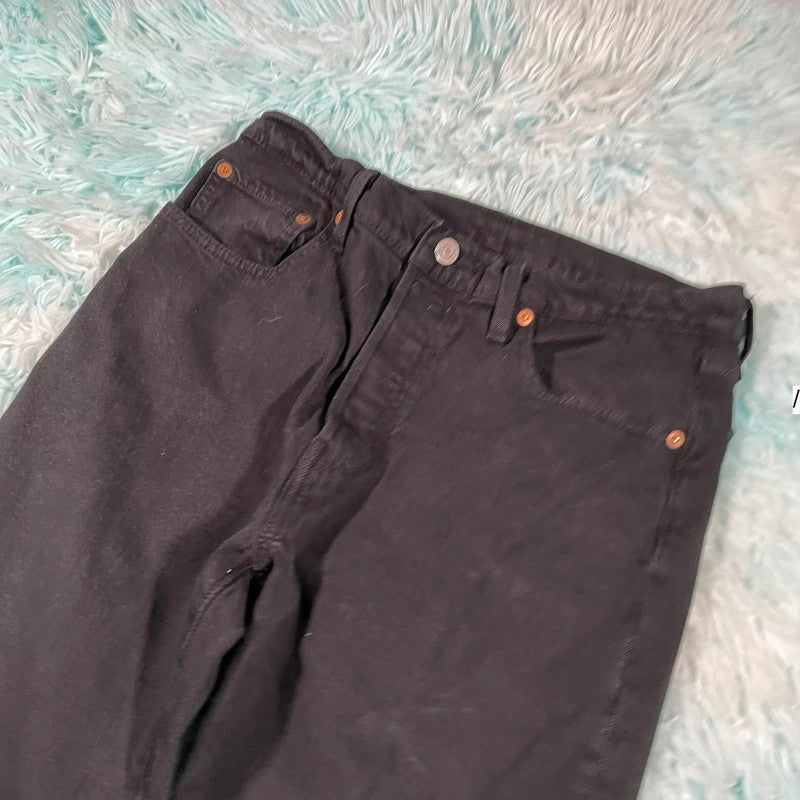 Black Levi’s 501 Jeans Premium Straight Leg - 28W 28L