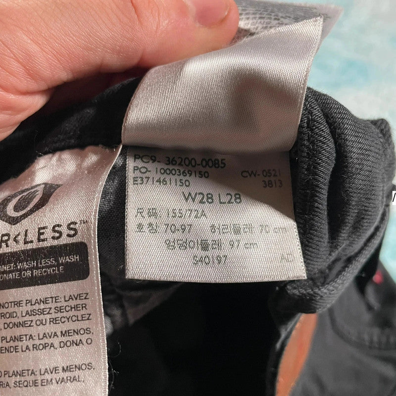 Black Levi’s 501 Jeans Premium Straight Leg - 28W 28L