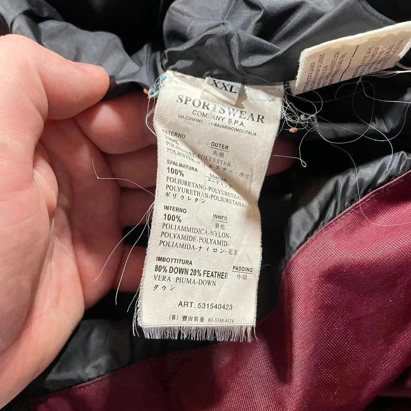 Red Stone Island Welded Down Jacket Puffer - XXL