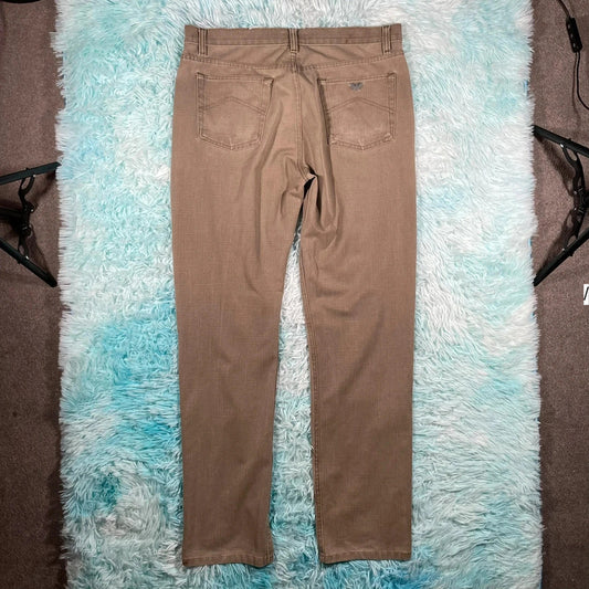 Light Brown Armani Jeans Trousers - 38W