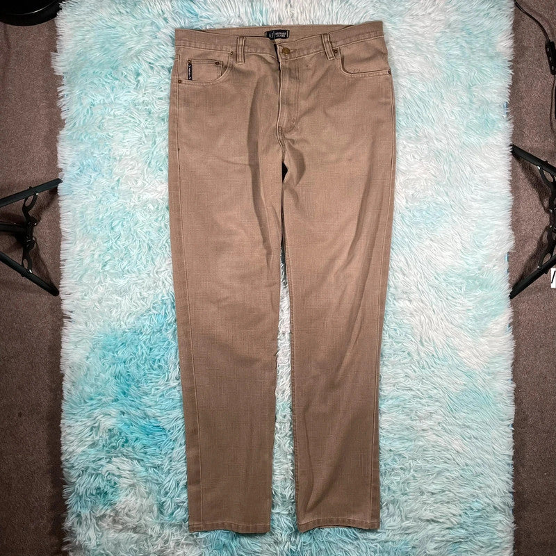 Light Brown Armani Jeans Trousers - 38W