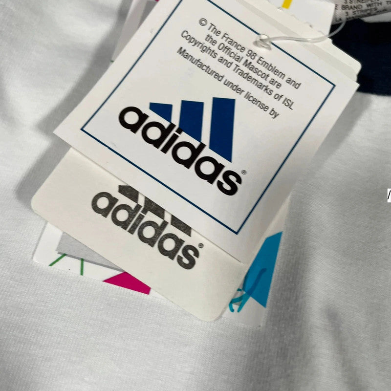 Vintage France 98 England Graphic T Shirt Adidas - Medium