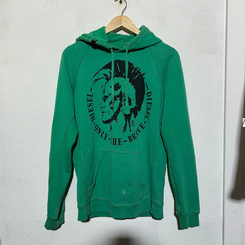 Green Diesel Hoodie Mohawk Graphic - Medium
