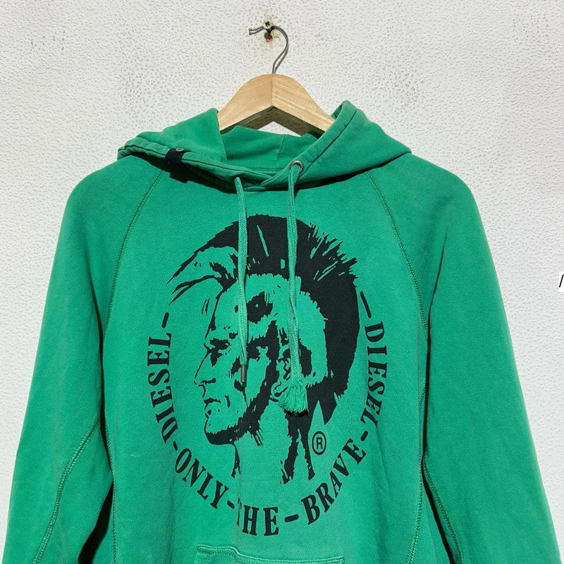 Green Diesel Hoodie Mohawk Graphic - Medium