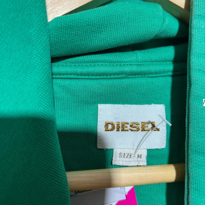 Green Diesel Hoodie Mohawk Graphic - Medium