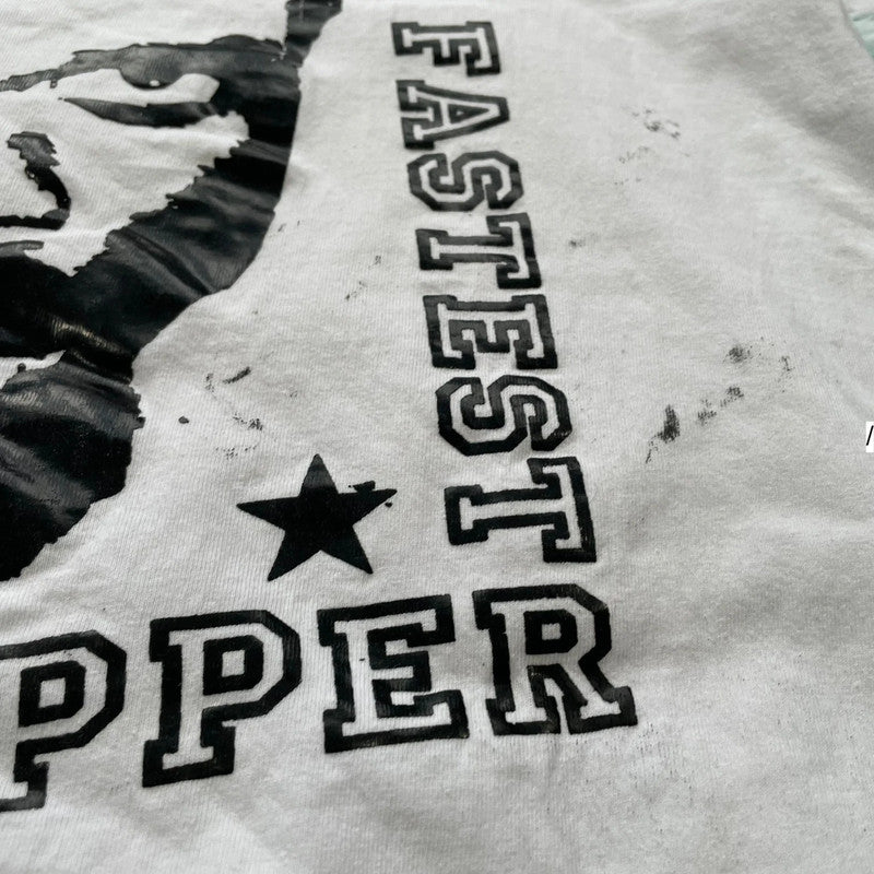 Vintage 90s White Sarkodie Rap T Shirt - Medium