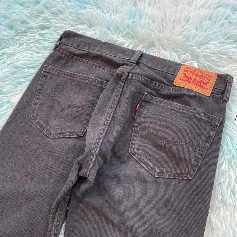 Vintage Black Levi’s 505 Jeans Straight Leg - 32W 30L