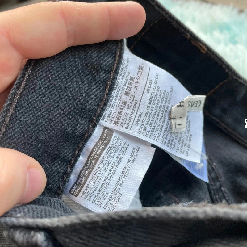 Vintage Black Levi’s 505 Jeans Straight Leg - 32W 30L