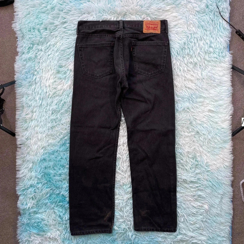 Vintage Black Levi’s 505 Jeans Straight Leg - 32W 30L