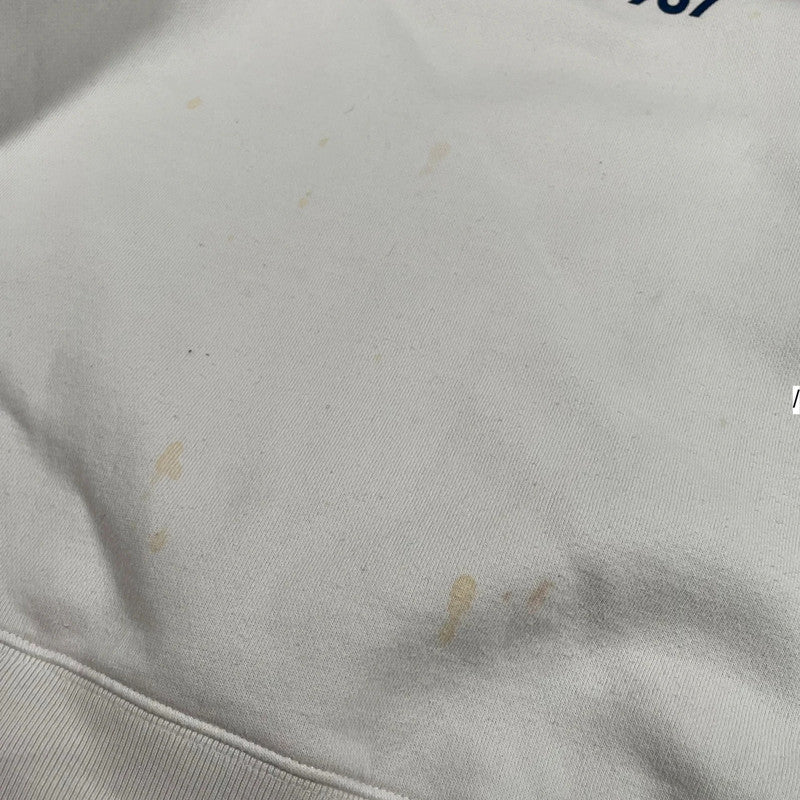 White Ralph Lauren Polo Jeans Sweatshirt Spellout - Large