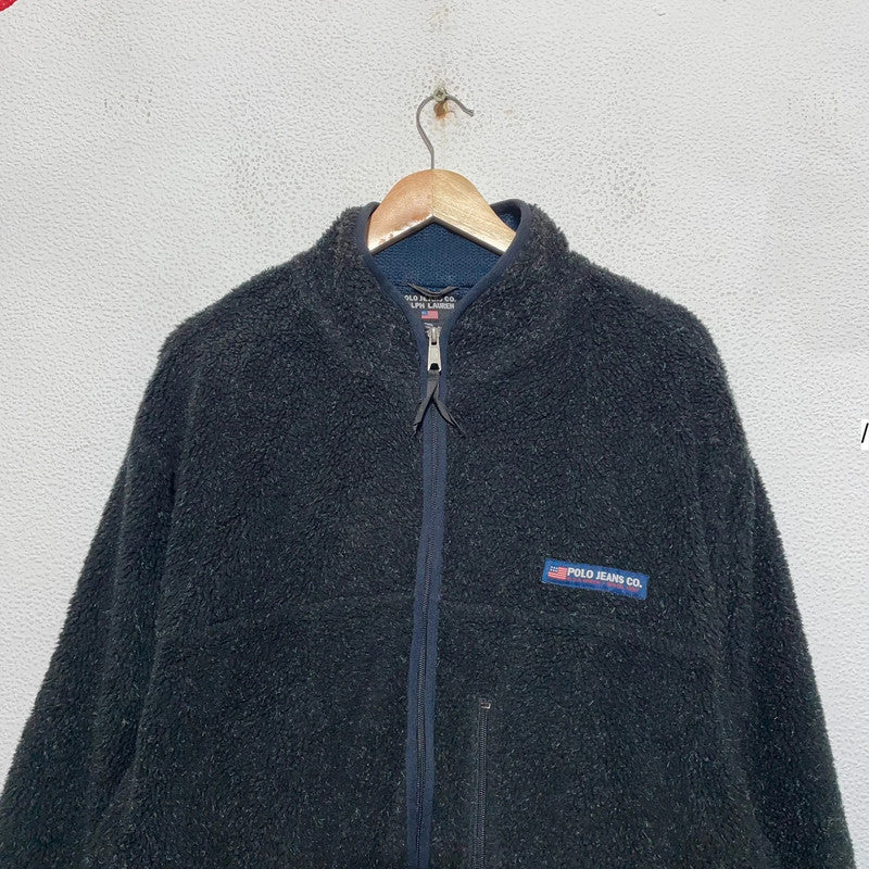Black Polo Jeans Ralph Lauren Fleece Jumper - XL