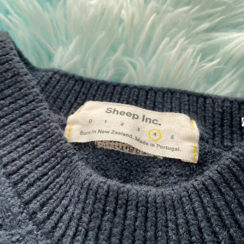 Navy Sheep Inc Knitted Jumper - Large