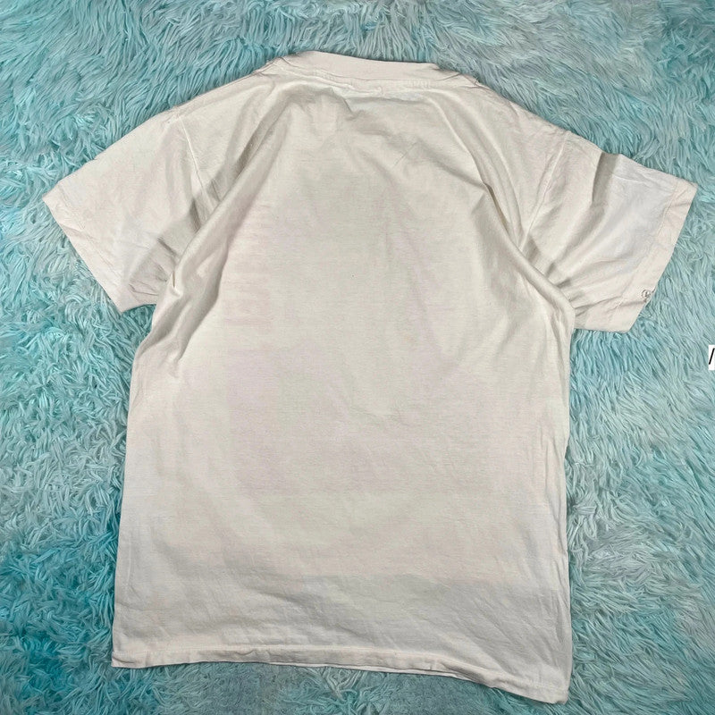 Vintage 90s White Michael Jackson Graphic T Shirt - Large