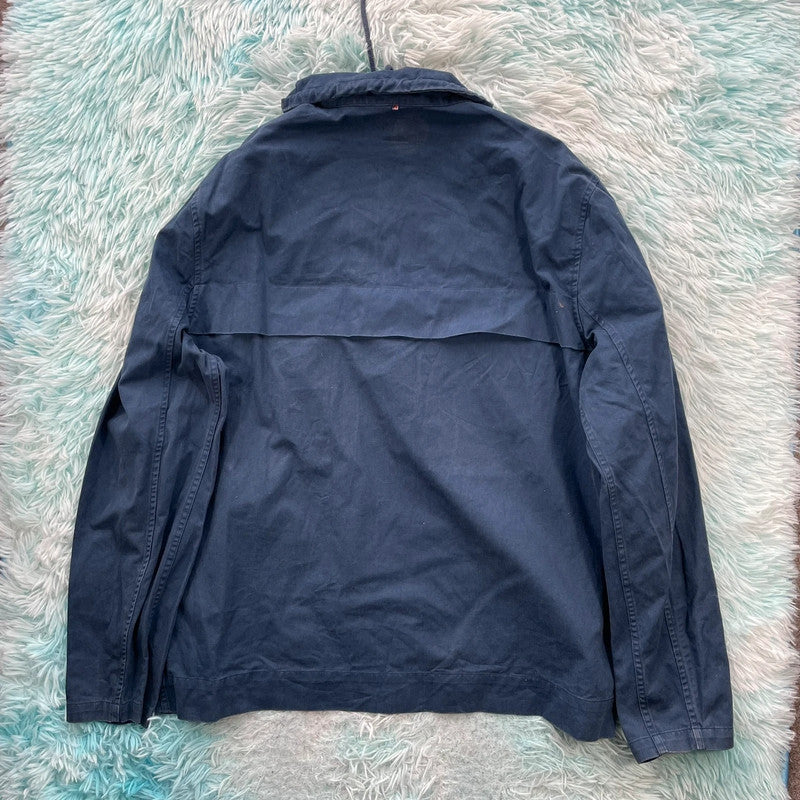 Navy Pretty Green Smock Jacket - XL