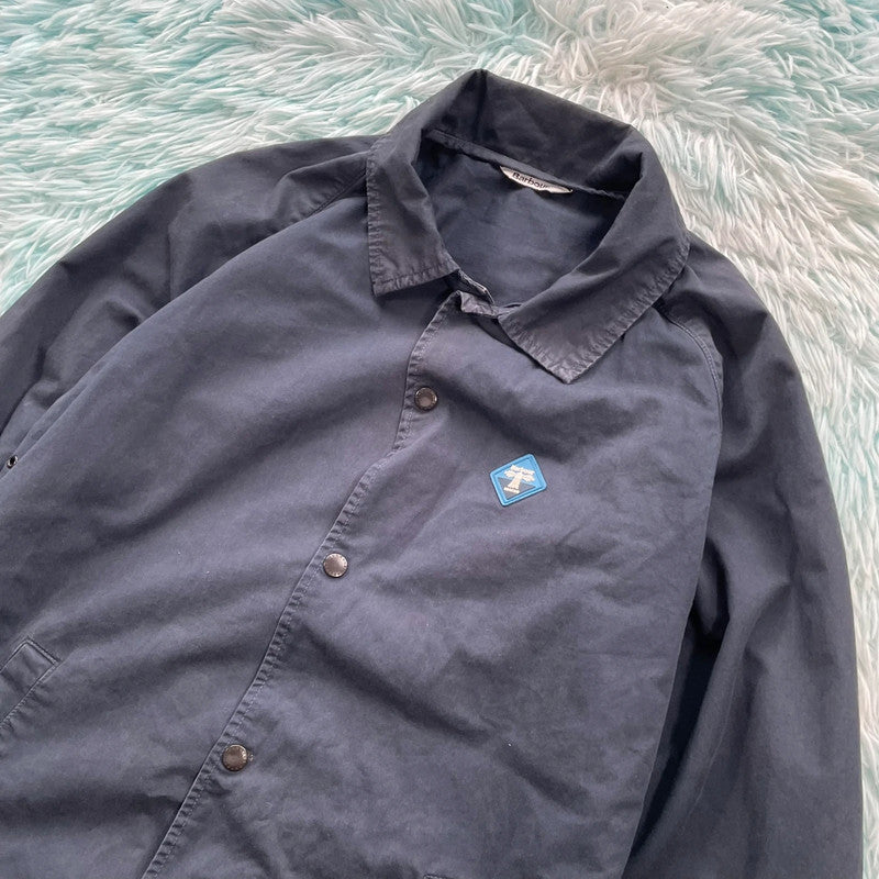 Navy Barbour Bomber Jacket - Small