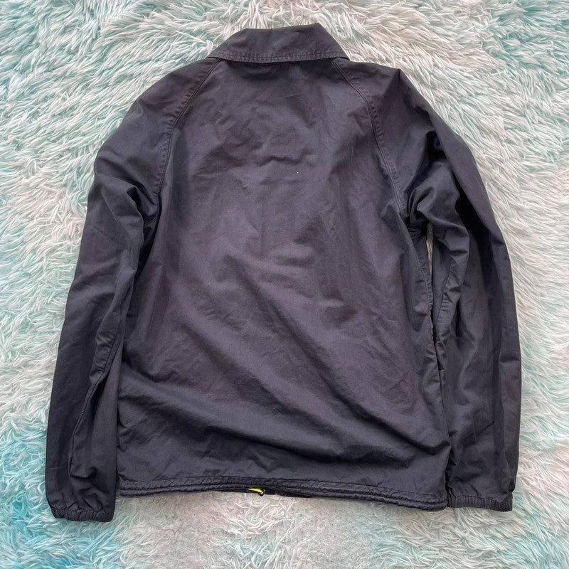 Navy Barbour Bomber Jacket - Small