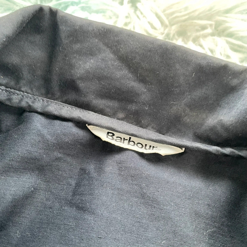 Navy Barbour Bomber Jacket - Small