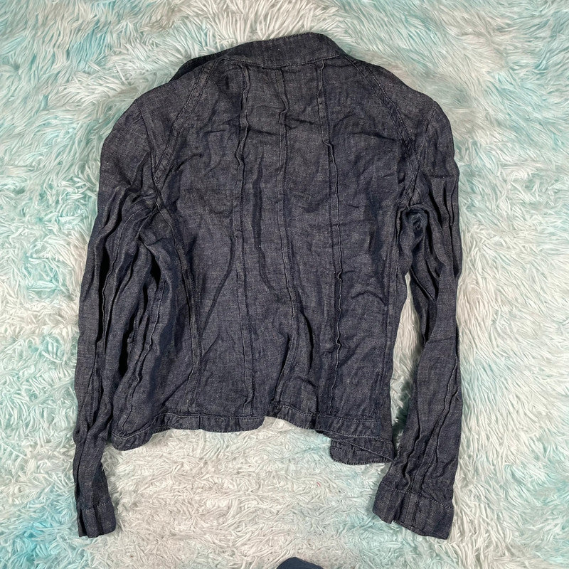 Vintage Y2K Armani Denim Jacket - Size 8