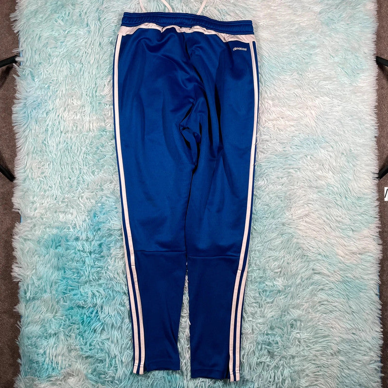 Blue Adidas Chelsea Tracksuit Bottoms - Medium