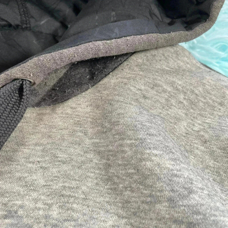 Vintage Reversible Nike Hoodie Track Jacket - Large