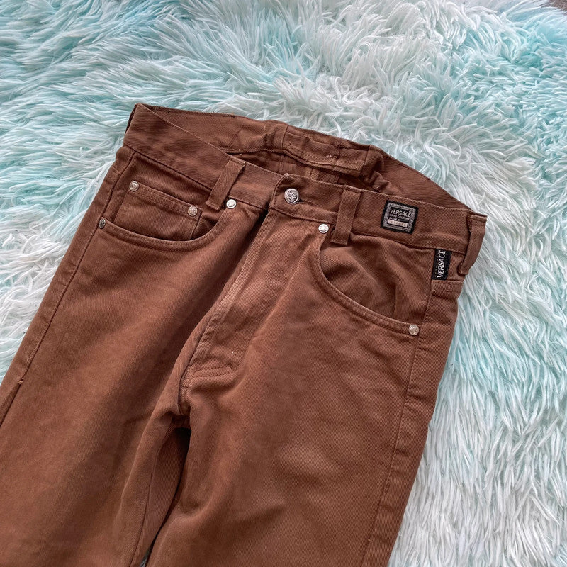 Vintage 90s Brown Versace Jeans - 28W