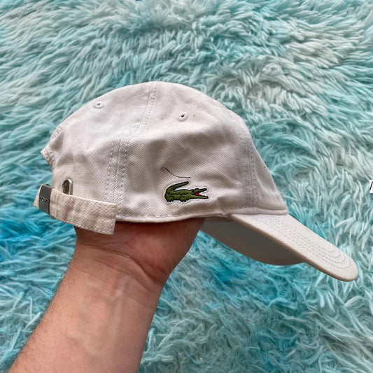 White Lacoste Cap